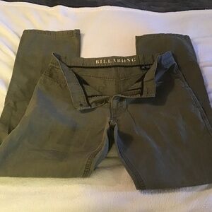 Billabong slim khaki pants 34 (nwot)